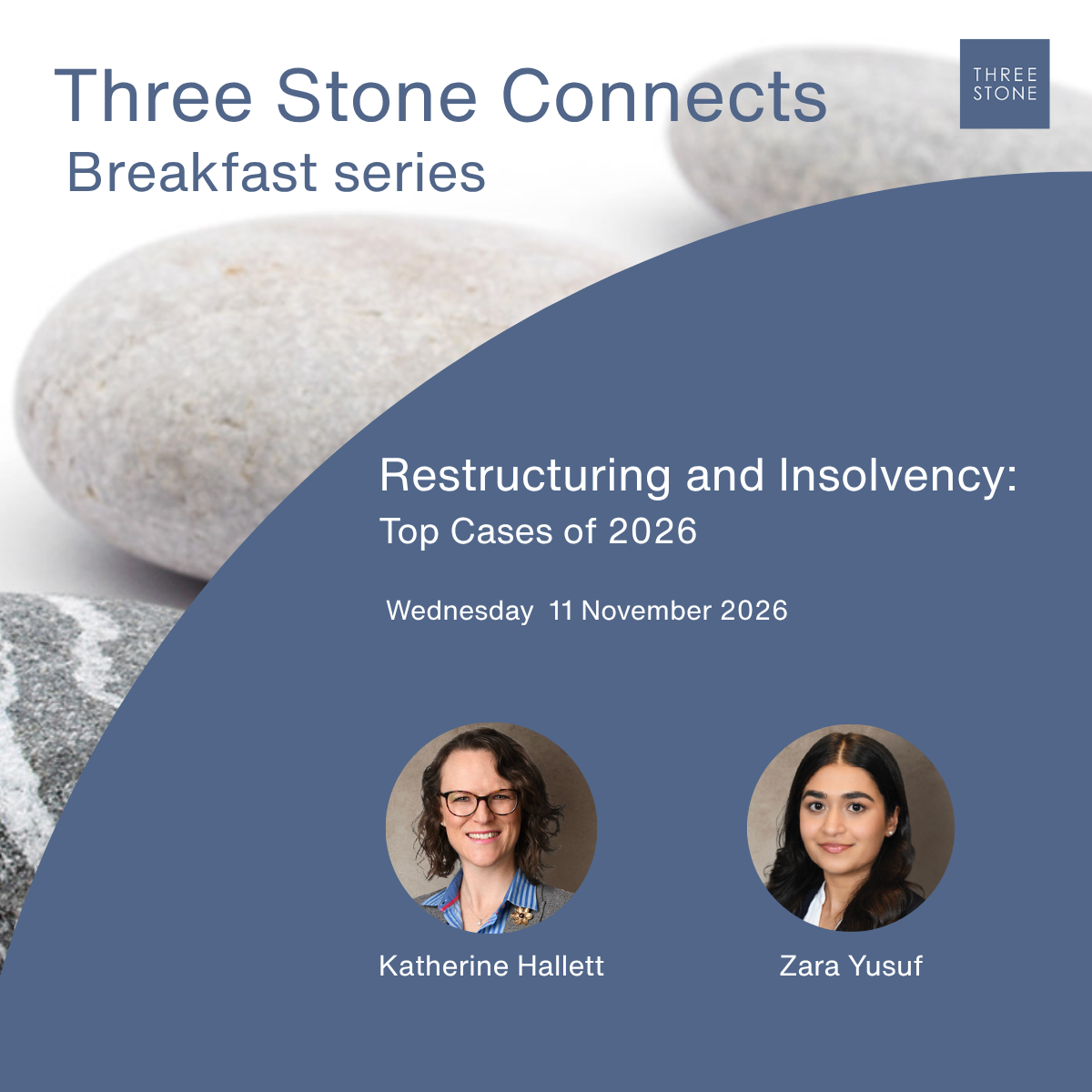 Restructuring and insolvency cases of 2026 will be discussed at the next roundtable breakfast event.